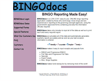 Tablet Screenshot of bingodocs.com